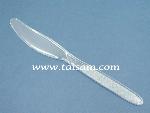 TS30016   16.5CM PLASTIC KNIFE   (HANDLE WITH FROST) 